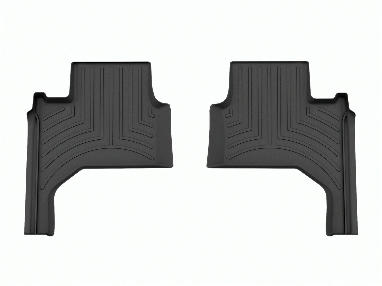 Weathertech 4417852 FloorLiner™ DigitalFit®; Black; Rear; 2 Pieces; Weathertech 4417852