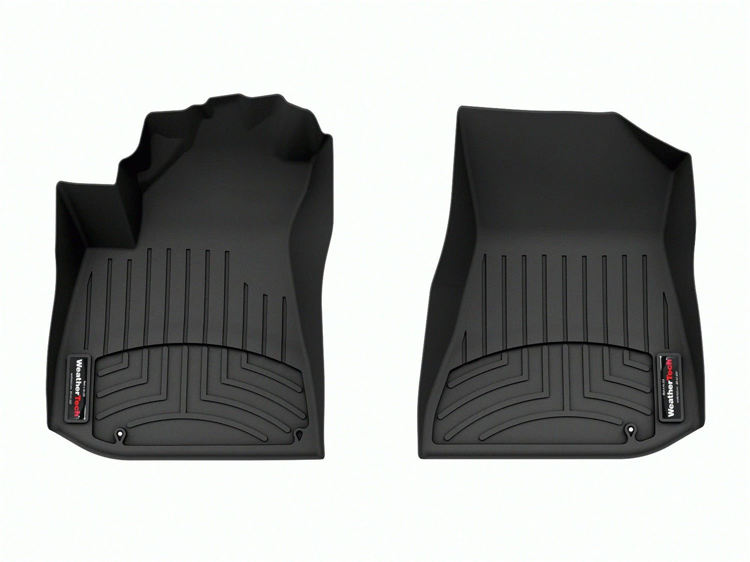 Weathertech 4417861 FloorLiner™ DigitalFit®; Black; Front; Weathertech 4417861