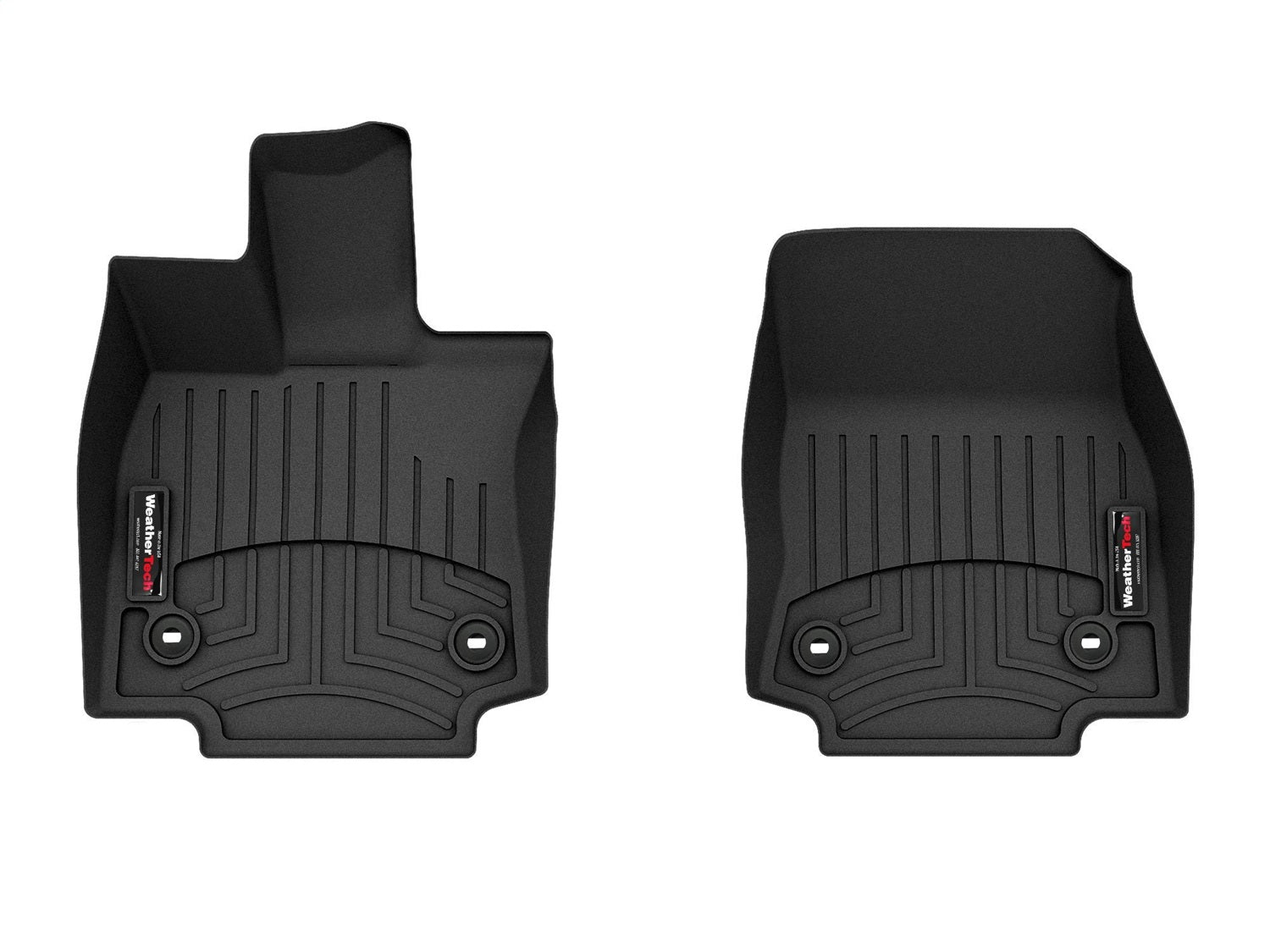 Weathertech 4417951 FloorLiner™ DigitalFit®; Black; Front; Weathertech 4417951