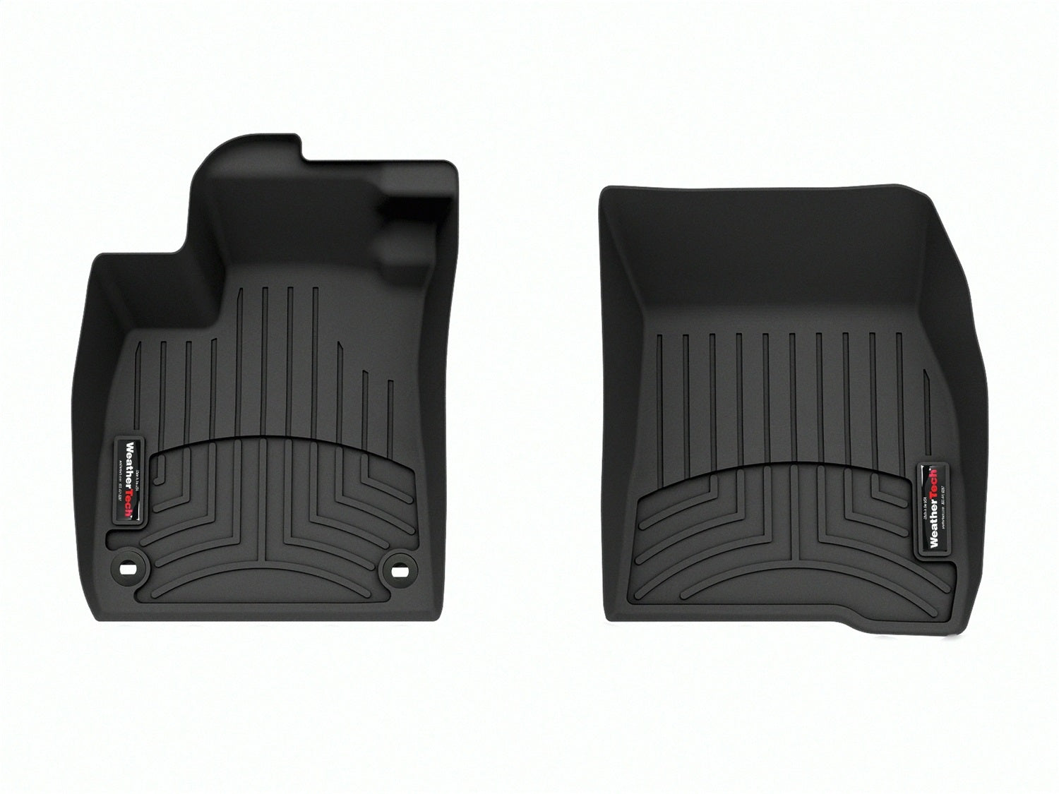 Weathertech 4418001 FloorLiner™ DigitalFit®; Black; Front; Weathertech 4418001