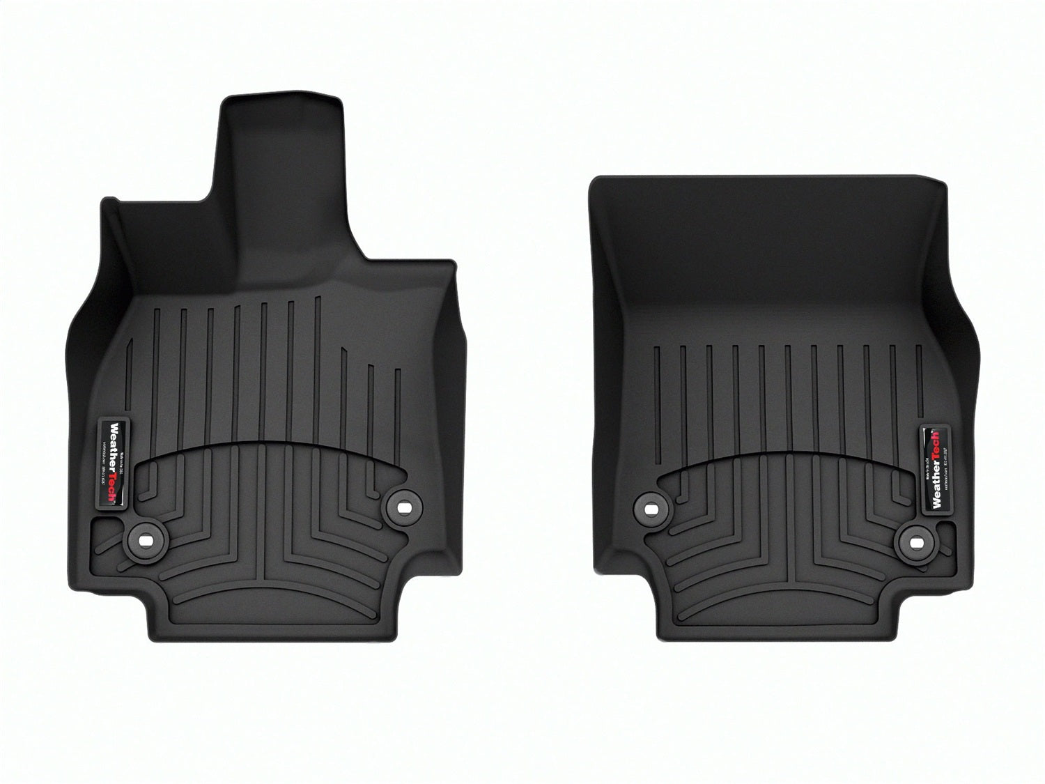 Weathertech 4418071 FloorLiner™ DigitalFit®; Black; Front; Weathertech 4418071