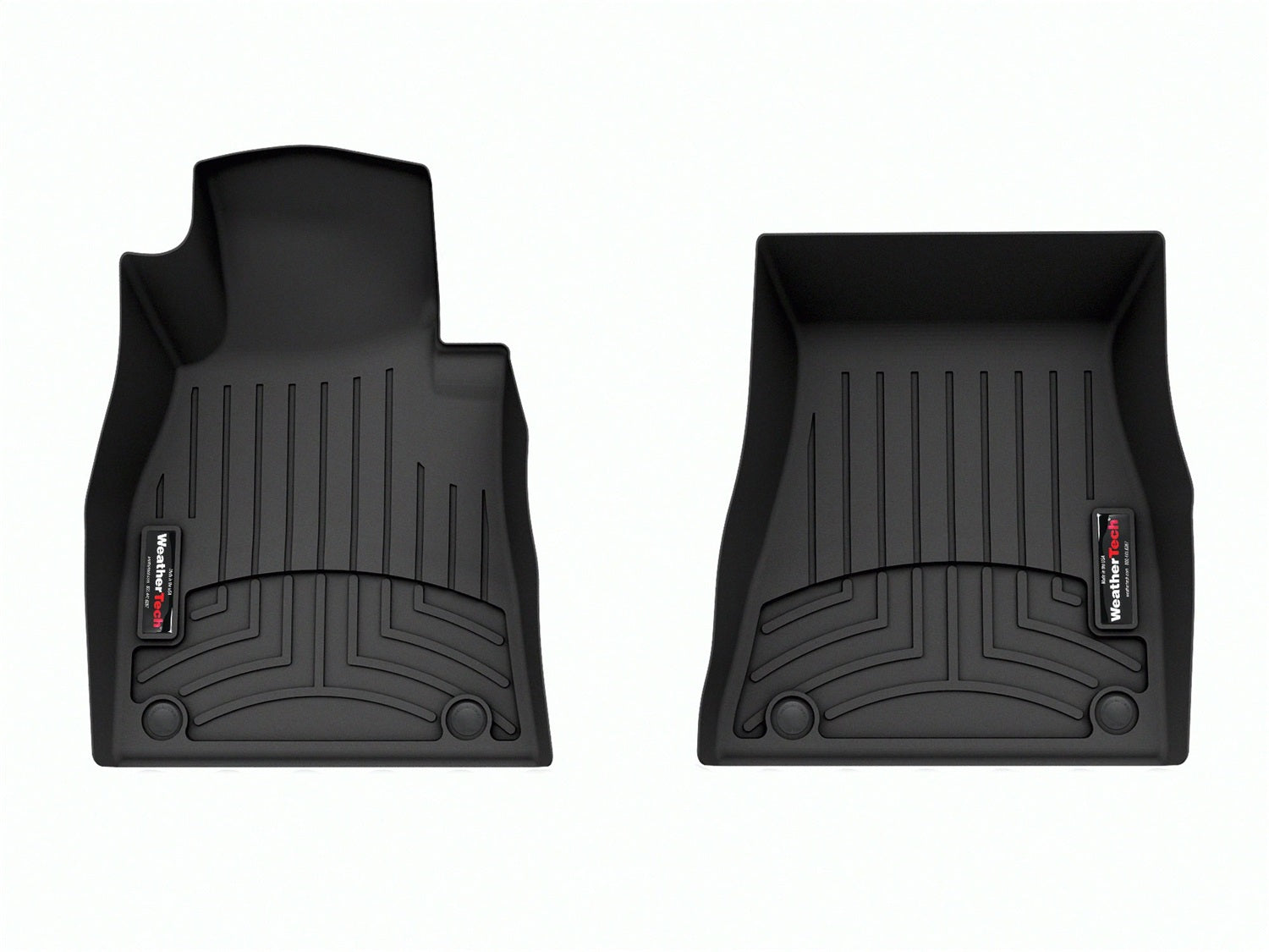 Weathertech 4418111 FloorLiner™ DigitalFit®; Black; Front; Weathertech 4418111
