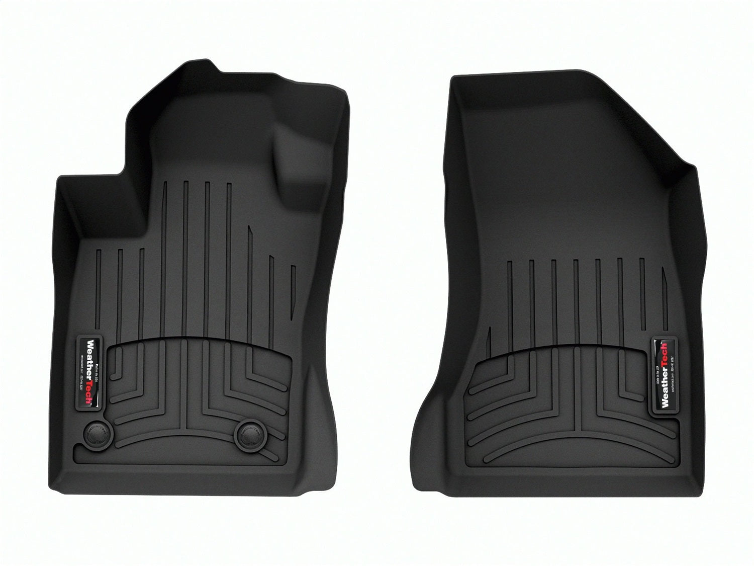 Weathertech 4418171 FloorLiner™ DigitalFit®; Black; Front; Weathertech 4418171