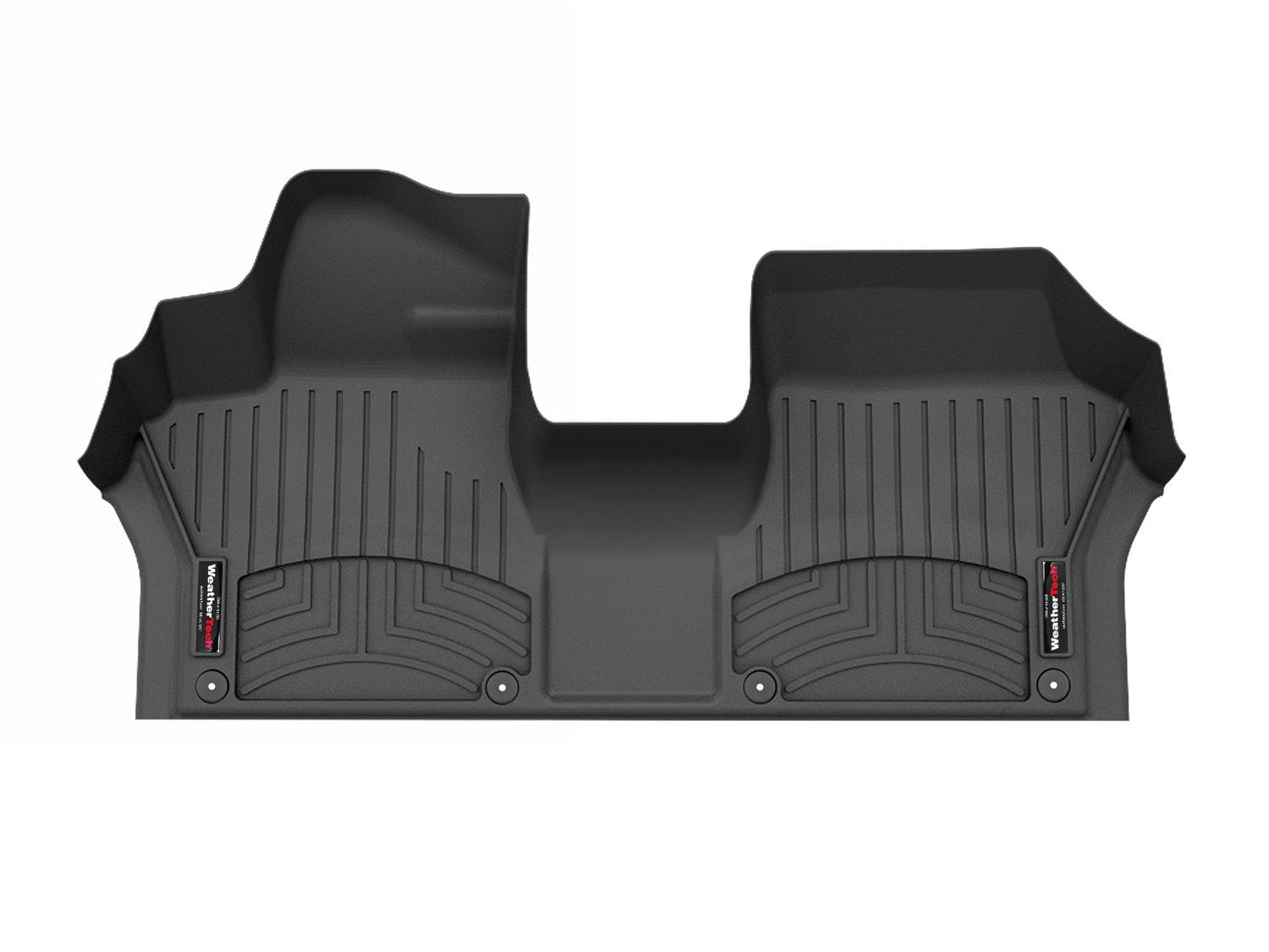 Weathertech 4418241 FloorLiner™ DigitalFit®; Black; Front; Over The Hump; Weathertech 4418241