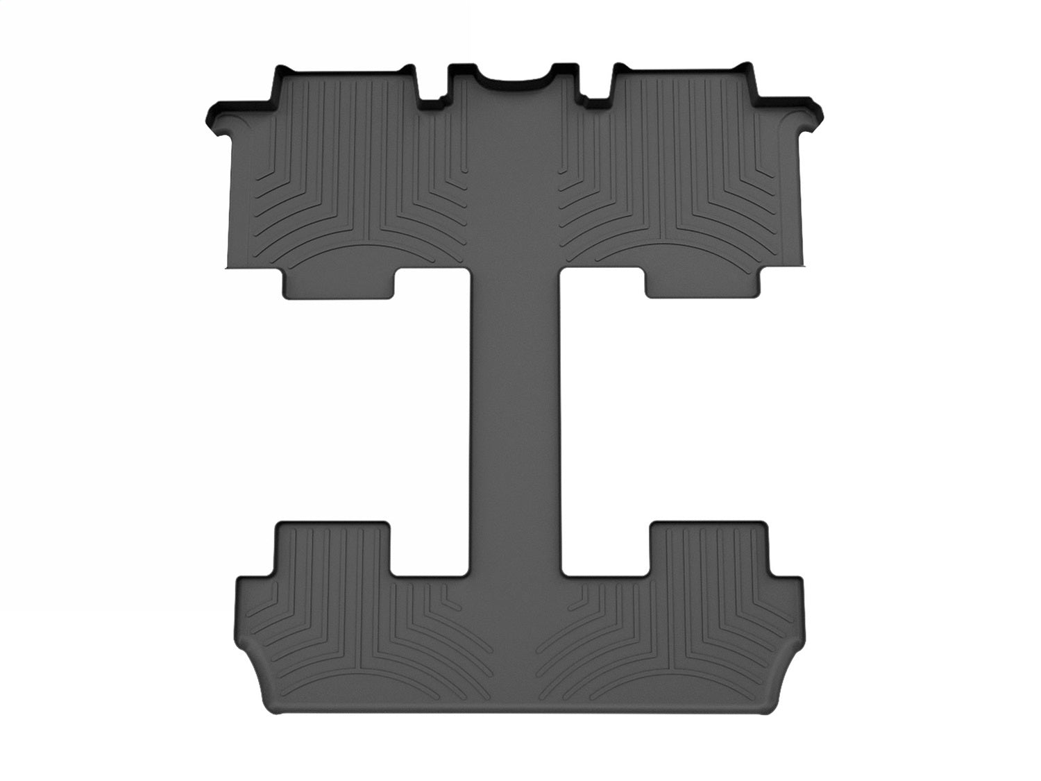 Weathertech 4418244 FloorLiner™ DigitalFit®; Black; Rear and Third Row; 1 Piece; Weathertech 4418244