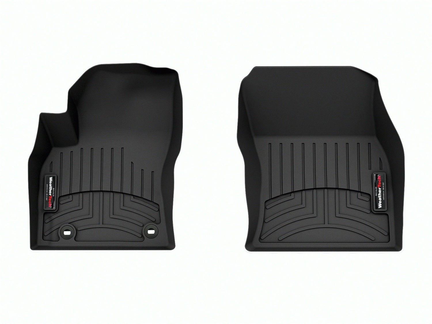 Weathertech 4418301 FloorLiner™ DigitalFit®; Black; Front; Weathertech 4418301