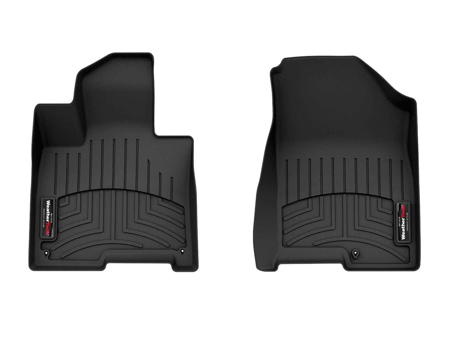 Weathertech 4418371 FloorLiner™ DigitalFit®; Black; Front; Weathertech 4418371