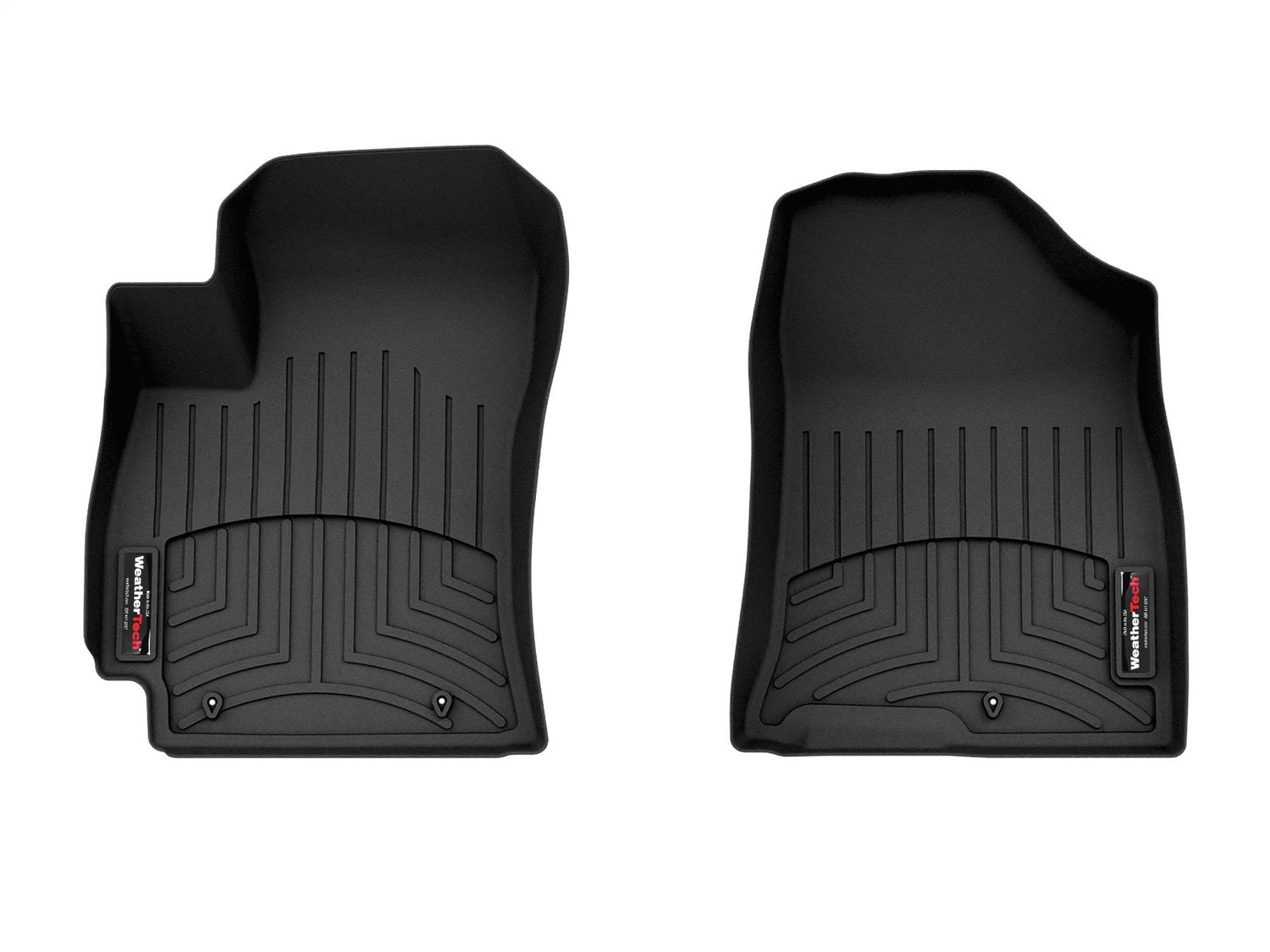 Weathertech 4418381 FloorLiner™ DigitalFit®; Black; Front; Weathertech 4418381