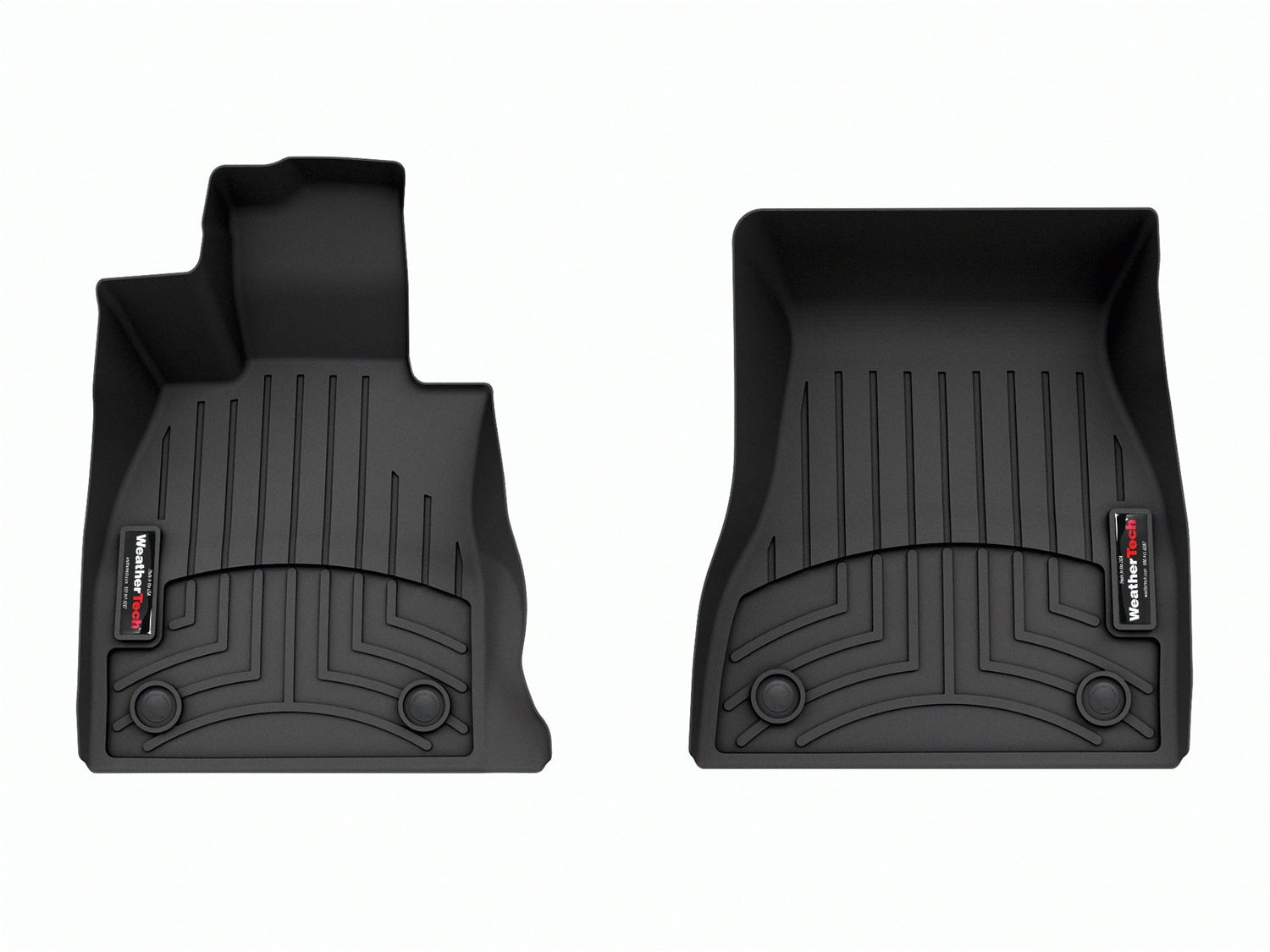 Weathertech 4418451 FloorLiner™ DigitalFit®; Black; Front; Weathertech 4418451