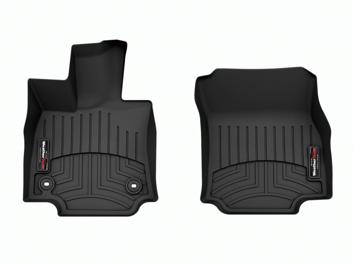 Weathertech 4418591 FloorLiner™ DigitalFit®; Black; Front; Weathertech 4418591