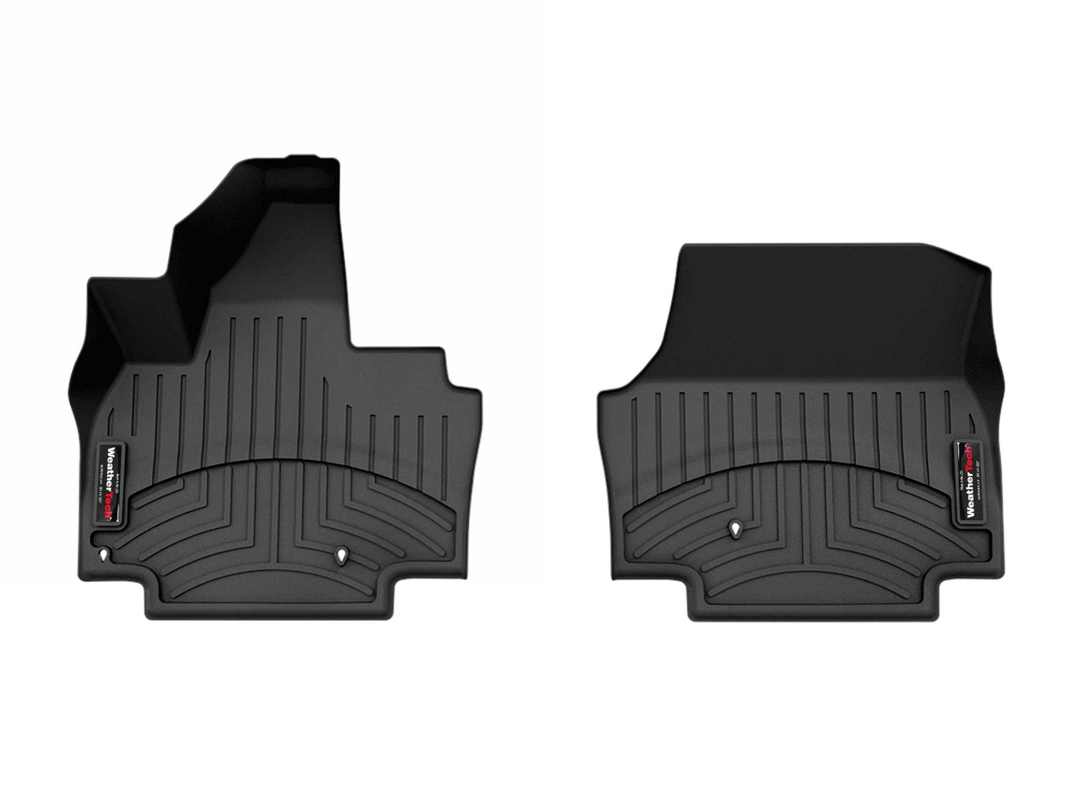 Weathertech 4418601 FloorLiner™ DigitalFit®; Black; Front; Weathertech 4418601