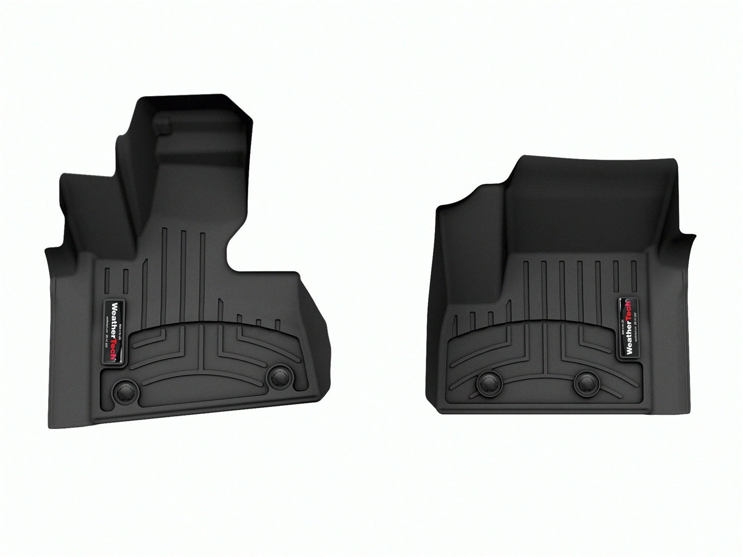 Weathertech 4418611V FloorLiner™ DigitalFit®; Black; Front; Weathertech 4418611V