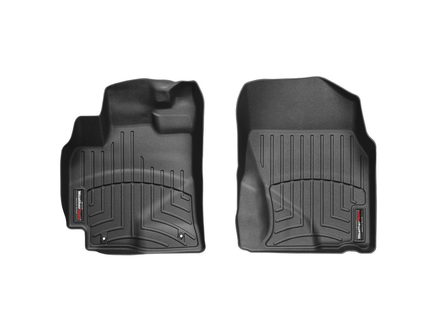 Weathertech 441861 FloorLiner™ DigitalFit®; Black; Front; Weathertech 441861