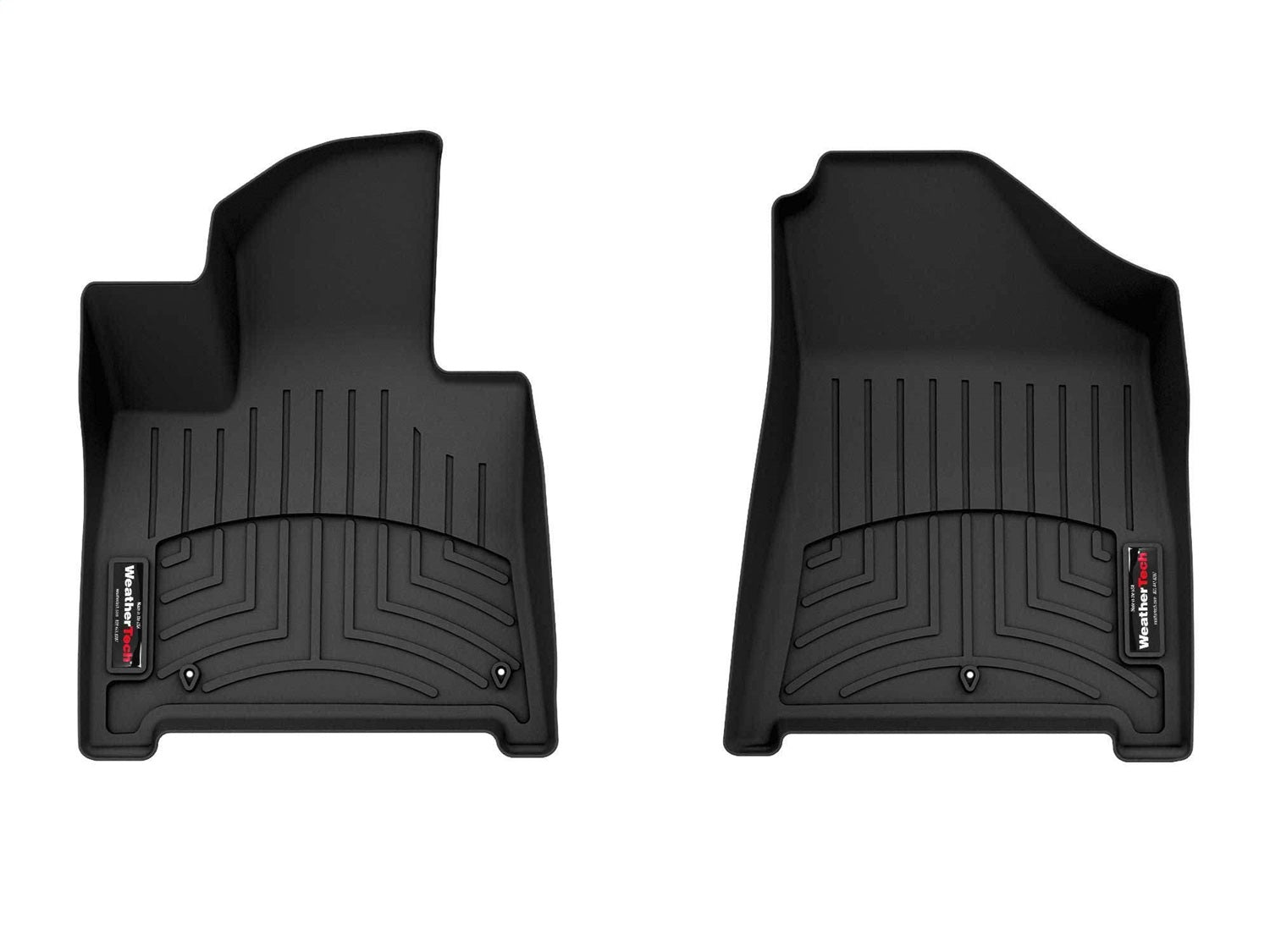 Weathertech 4418651 FloorLiner™ DigitalFit®; Black; Front; Weathertech 4418651