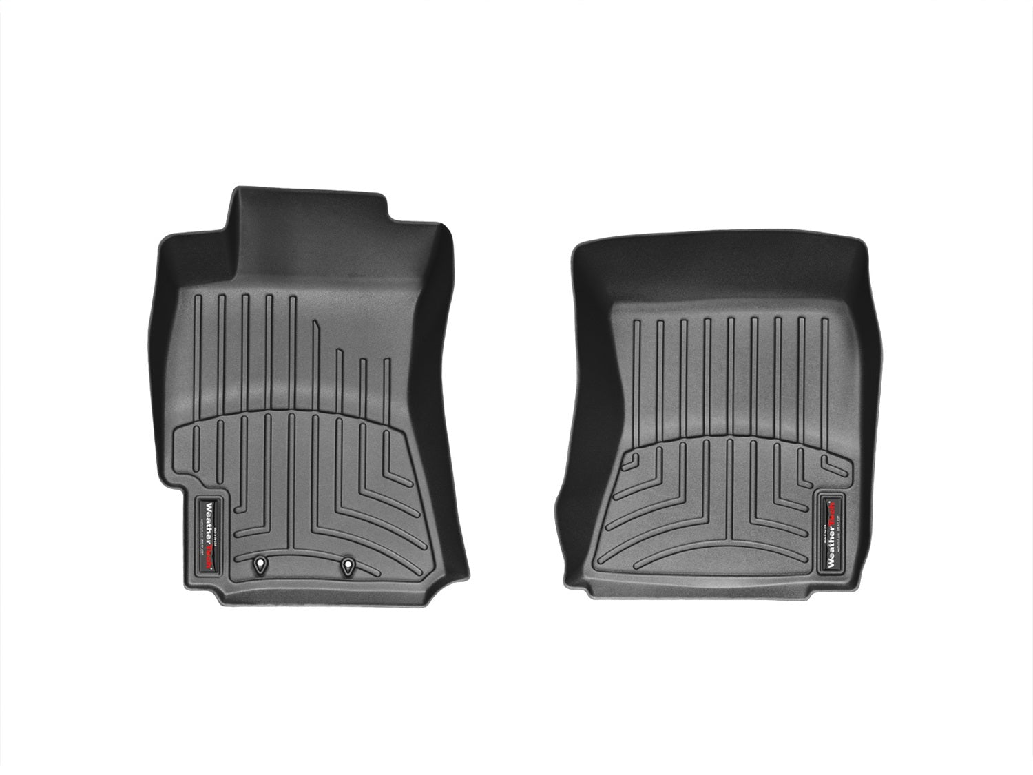 Weathertech 441881 FloorLiner™ DigitalFit®; Black; Front; Weathertech 441881