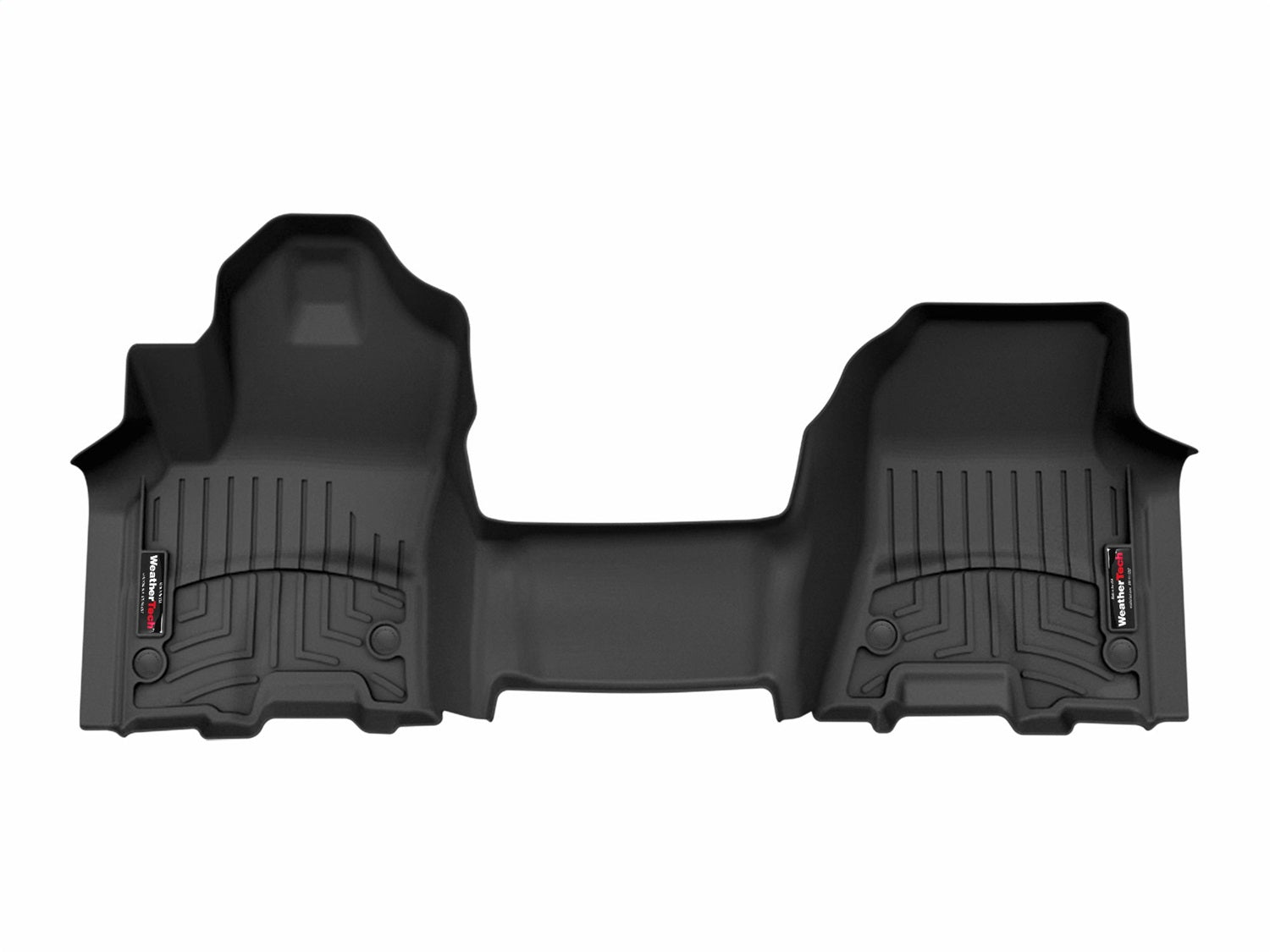 Weathertech 4418911 FloorLiner™ DigitalFit®; Black; Front; Over The Hump; Weathertech 4418911