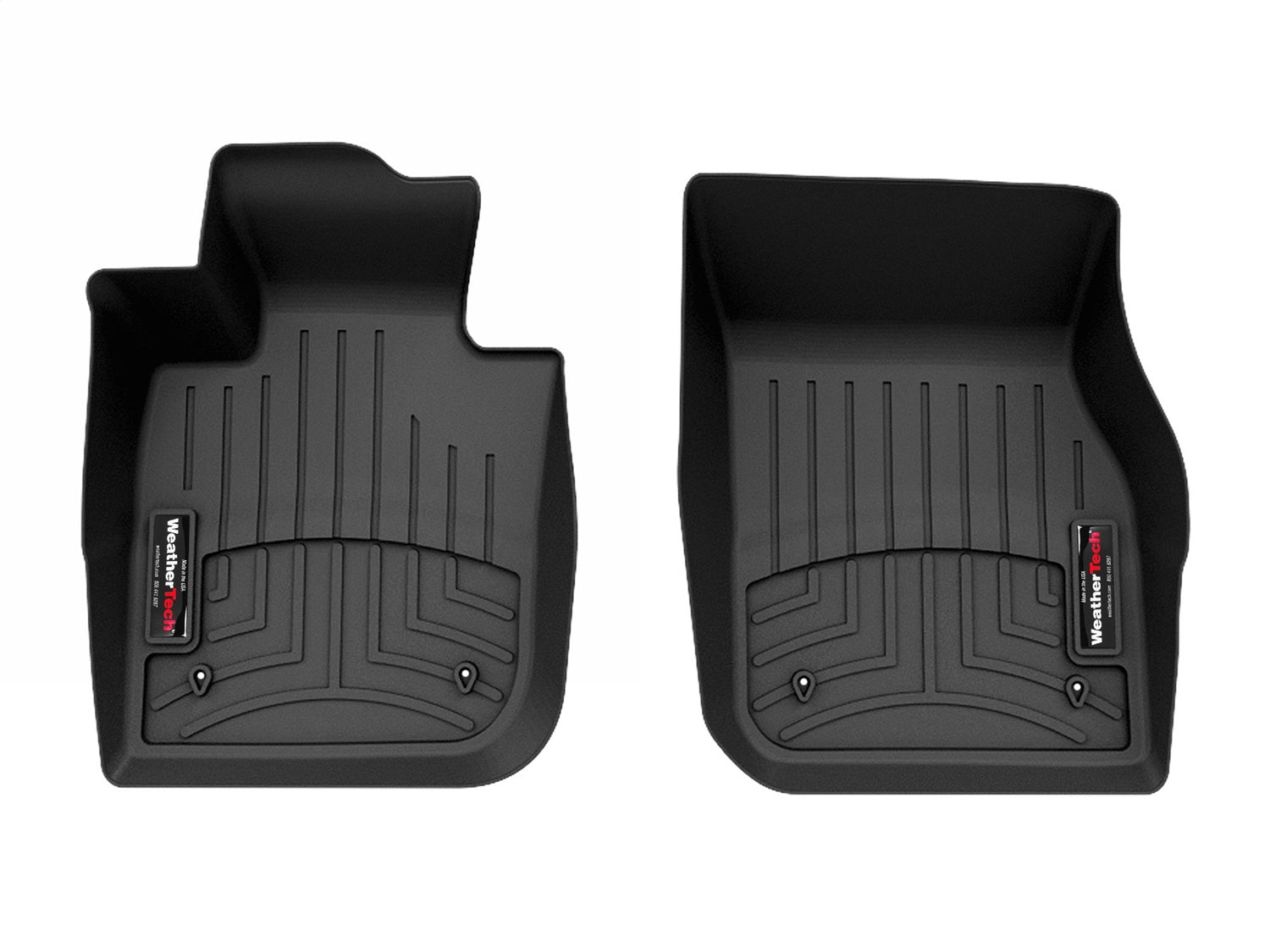Weathertech 4418931 FloorLiner™ DigitalFit®; Black; Front; Weathertech 4418931