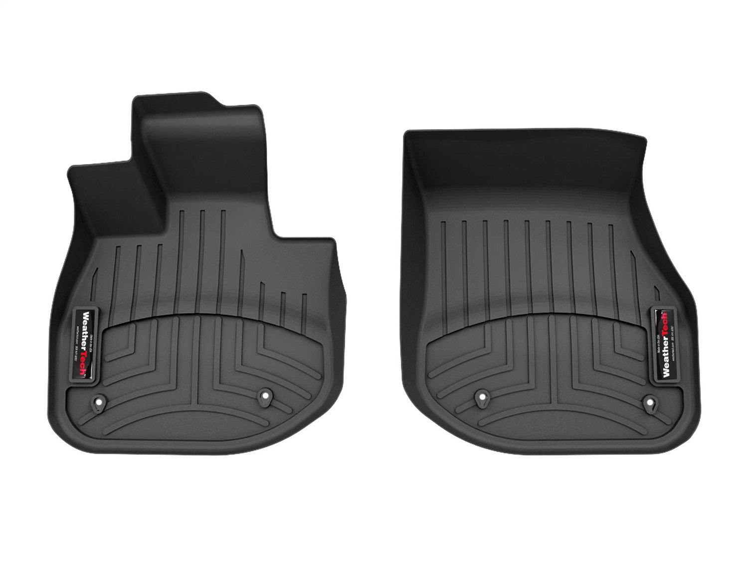 Weathertech 4419011 FloorLiner™ DigitalFit®; Black; Front; Weathertech 4419011