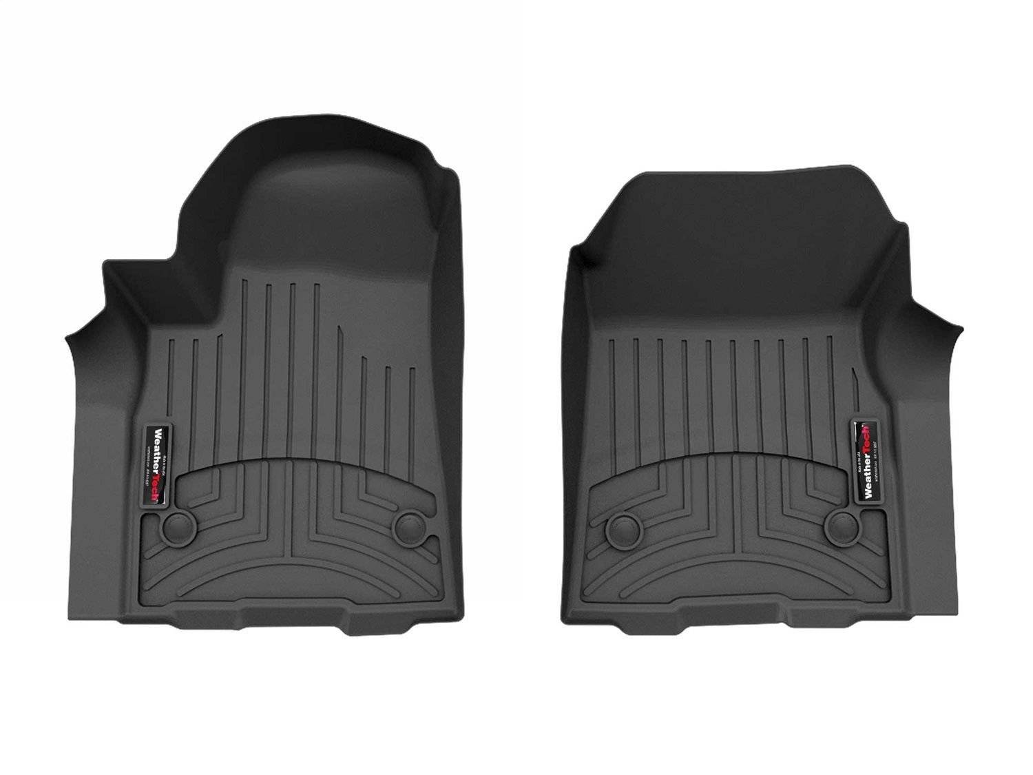 Weathertech 4419031 FloorLiner™ DigitalFit®; Black; Front; Weathertech 4419031