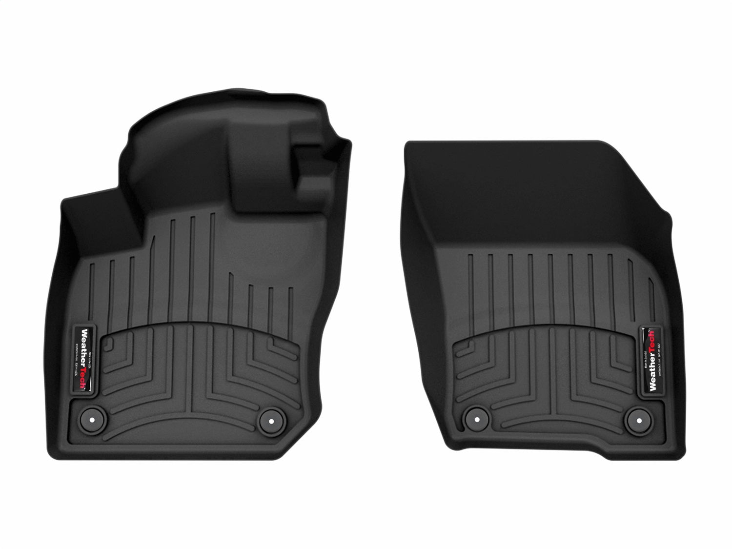 Weathertech 4419061 FloorLiner™ DigitalFit®; Black; Front; Weathertech 4419061