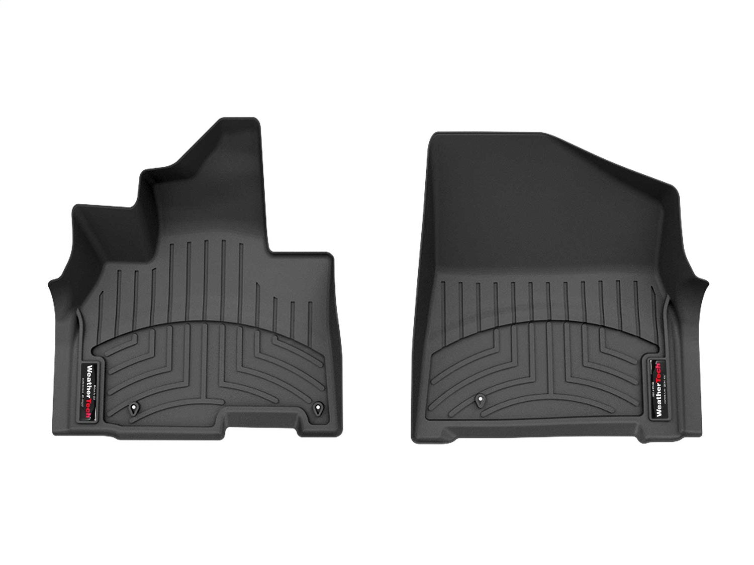 Weathertech 4419111 FloorLiner™ DigitalFit®; Black; Front; Weathertech 4419111