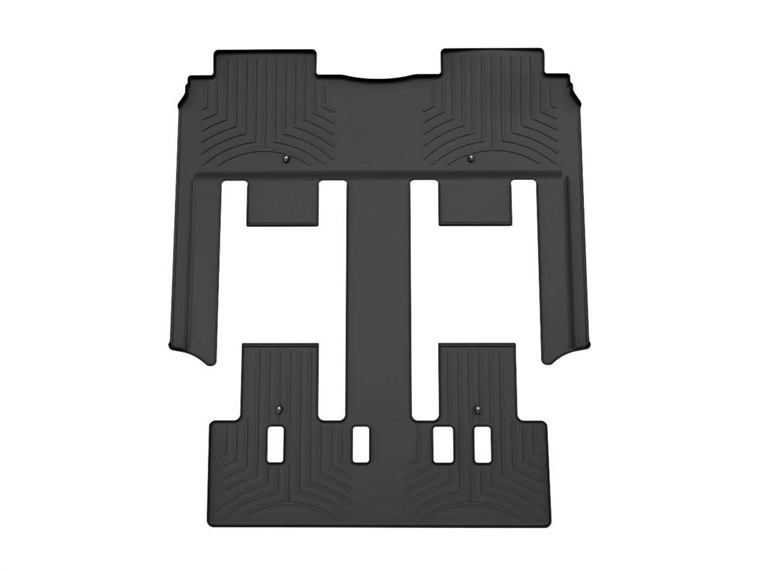 Weathertech 4419113 FloorLiner™ DigitalFit®; Black; Rear and Third Row; 1 Piece; Weathertech 4419113