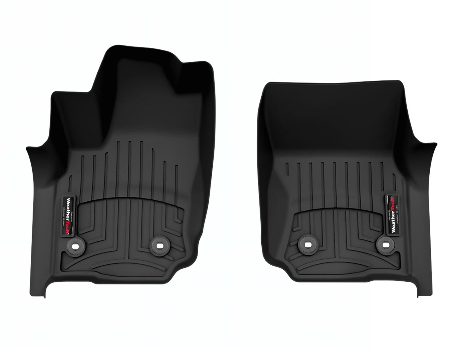 Weathertech 4419191 FloorLiner™ DigitalFit®; Black; Front; Weathertech 4419191