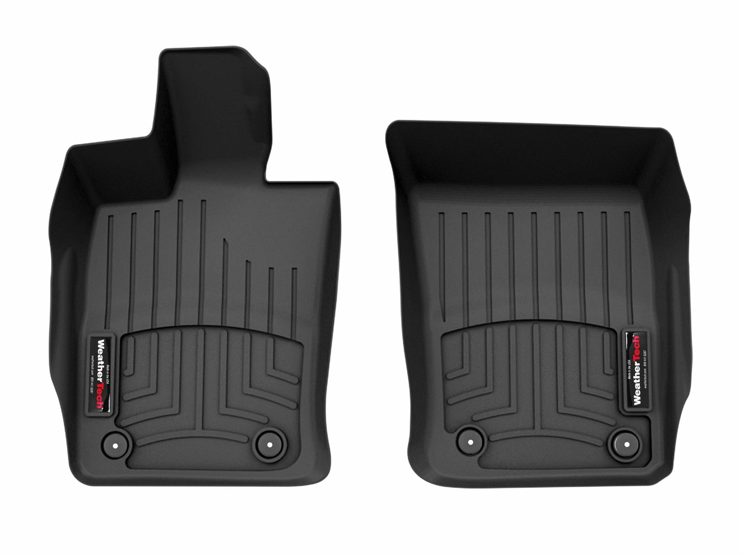 Weathertech 4419301 FloorLiner™ DigitalFit®; Black; Front; Weathertech 4419301
