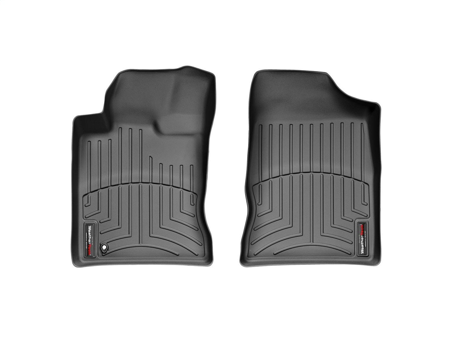 Weathertech 441931 FloorLiner™ DigitalFit®; Black; Front; Weathertech 441931