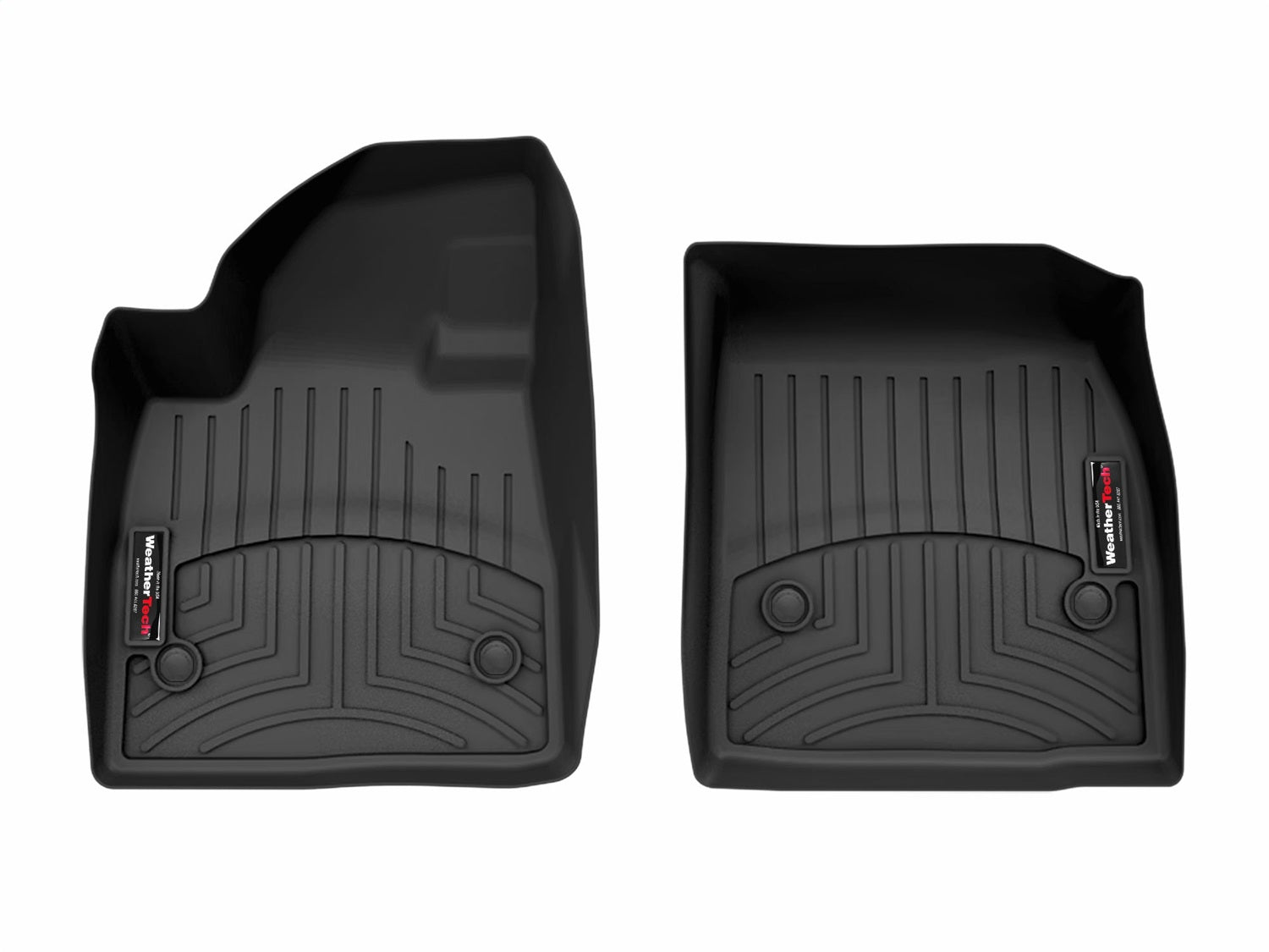 Weathertech 4419351 FloorLiner™ DigitalFit®; Black; Front; Weathertech 4419351