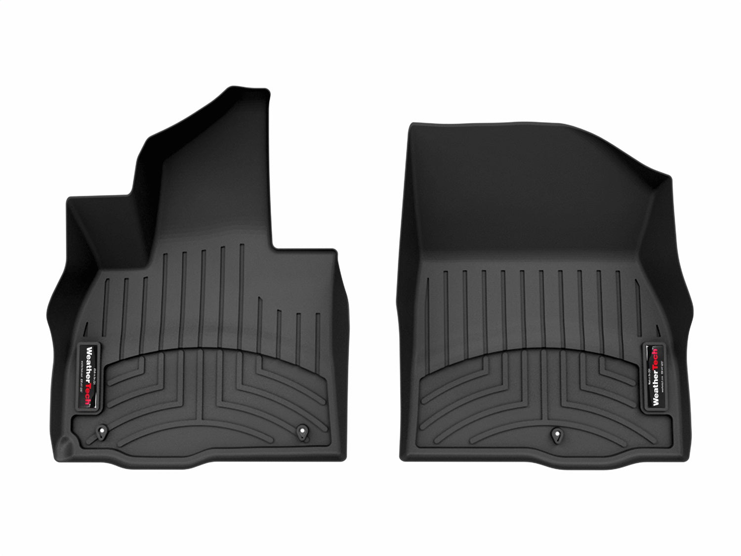 Weathertech 4419471 FloorLiner™ DigitalFit®; Black; Front; Weathertech 4419471