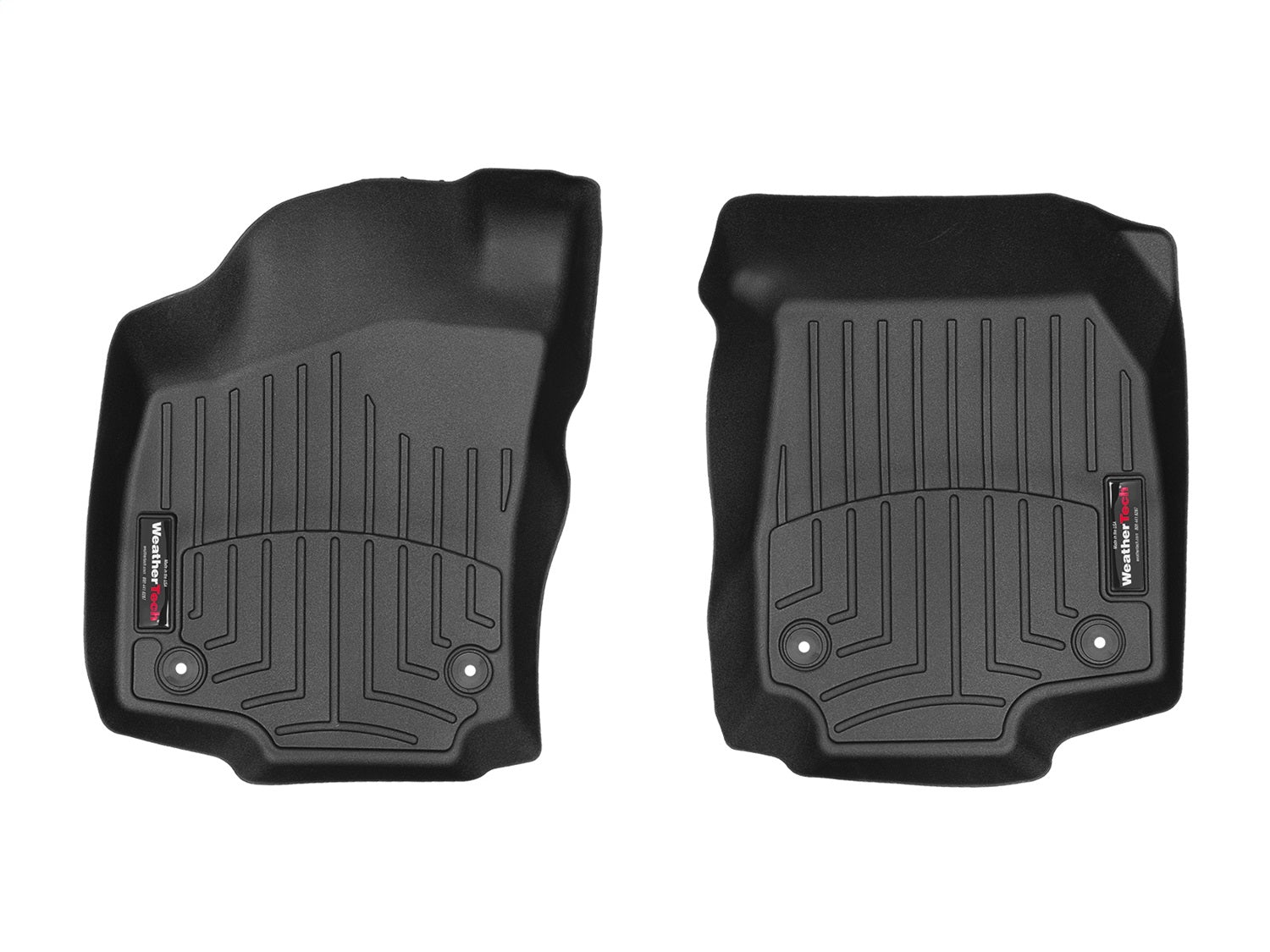 Weathertech 441951 FloorLiner™ DigitalFit®; Black; Front; Weathertech 441951