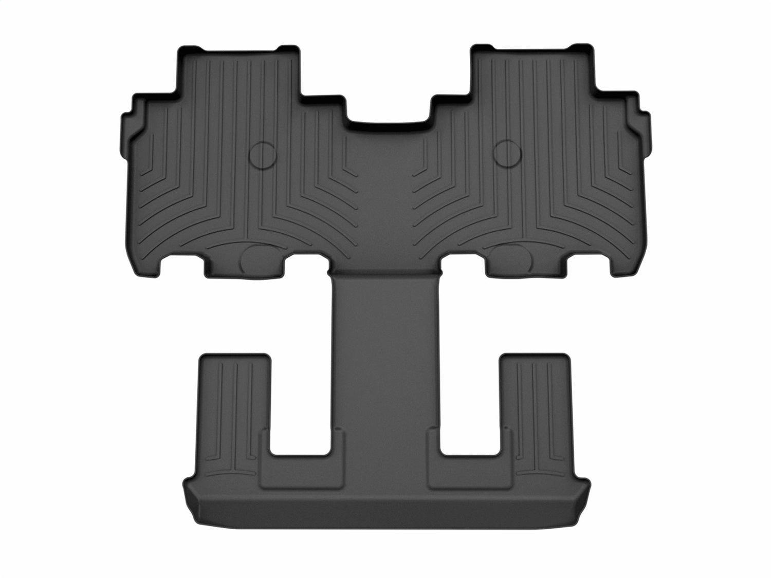 Weathertech 4419514 FloorLiner™ DigitalFit®; Black; Rear and Third Row; 1 Piece Rear/Third Row; Weathertech 4419514