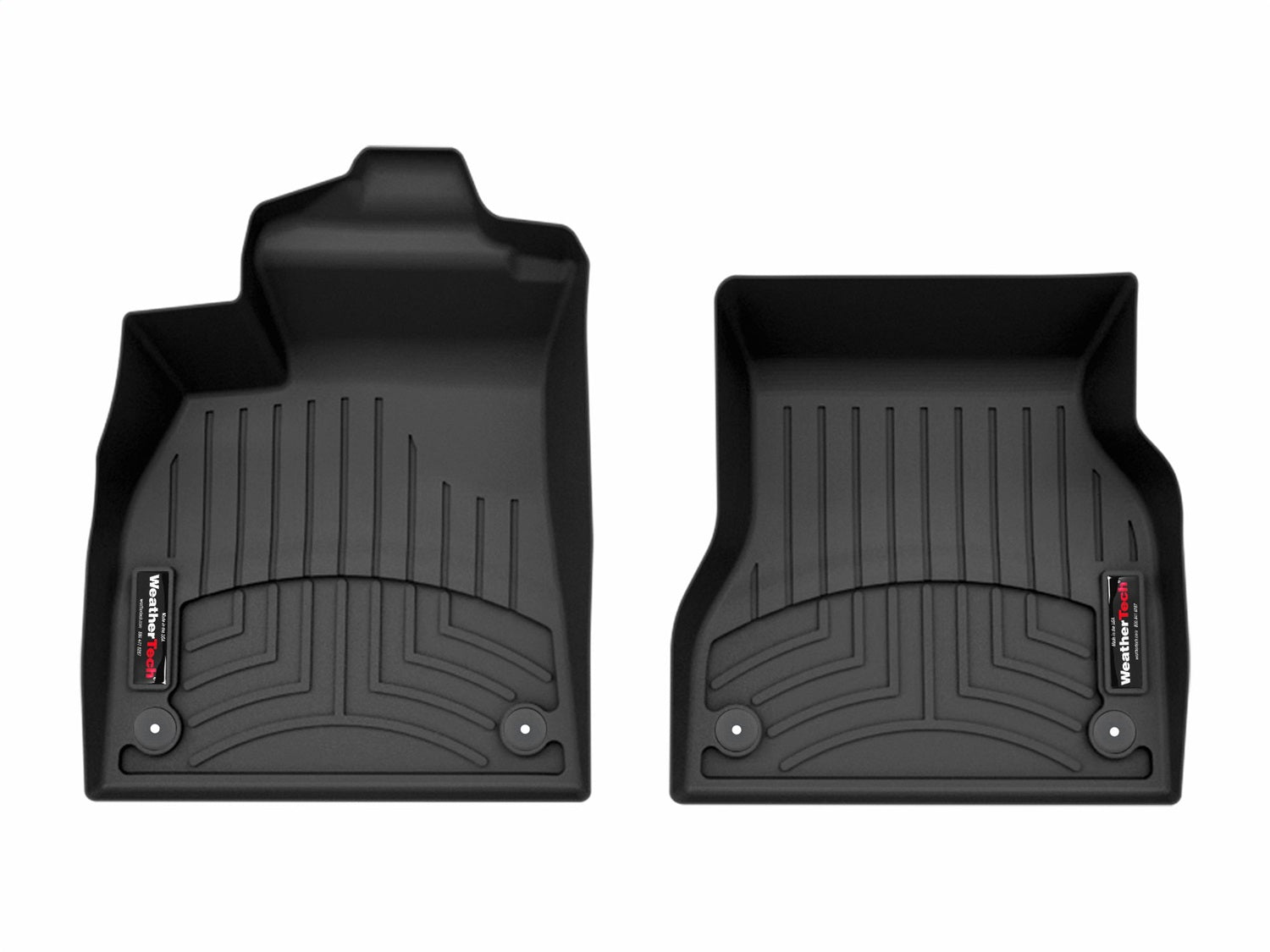 Weathertech 4419571 FloorLiner™ DigitalFit®; Black; Front; Weathertech 4419571