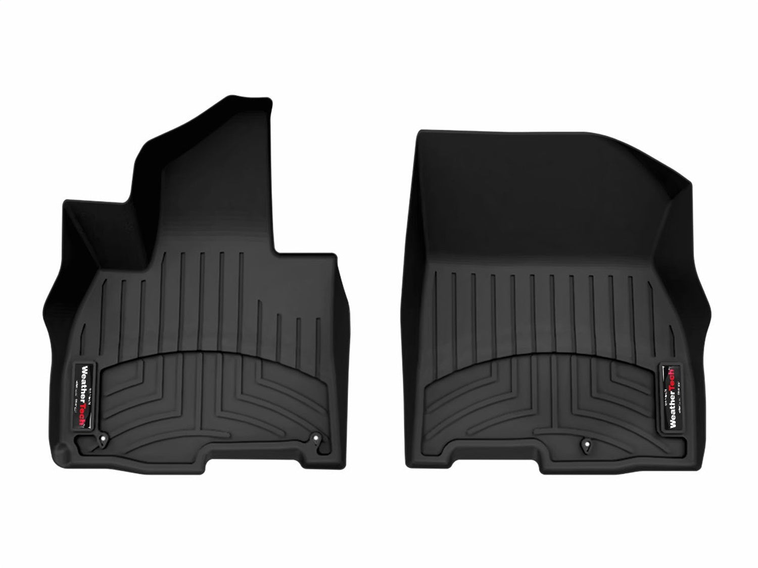 Weathertech 4419661 FloorLiner™ DigitalFit®; Black; Front; Weathertech 4419661