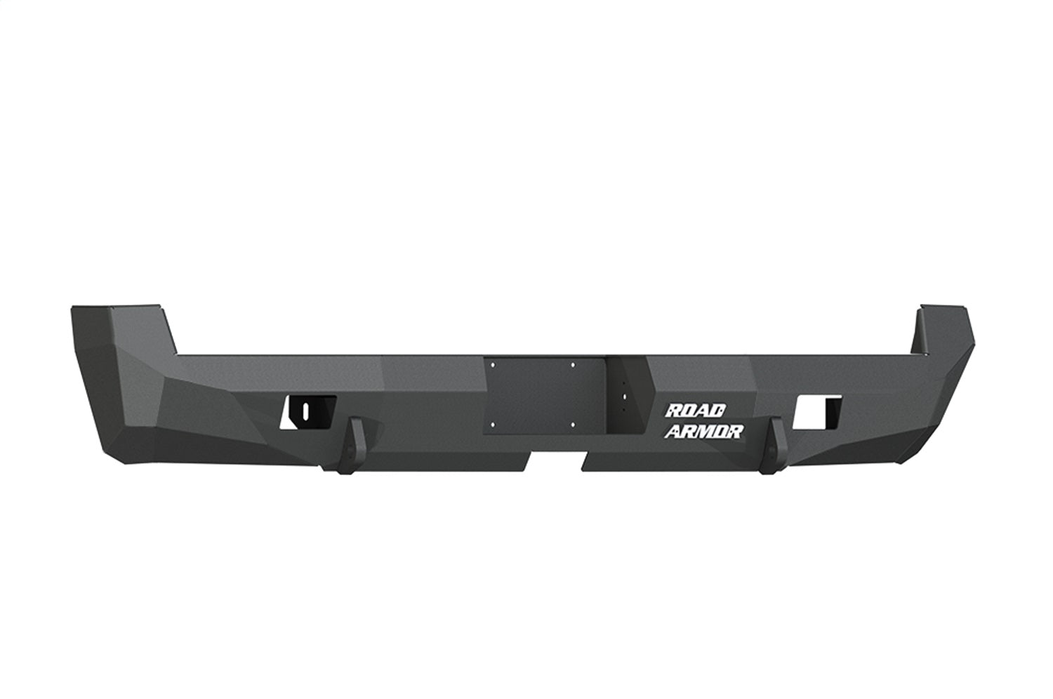 Road Armor 44200B Stealth Non-Winch Rear Bumper; Steel; Satin Black; Road Armor 44200B