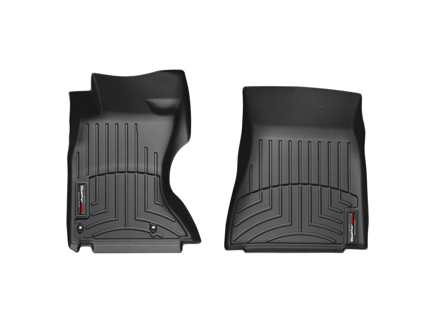Weathertech 442041 FloorLiner™ DigitalFit®; Black; Front; Weathertech 442041