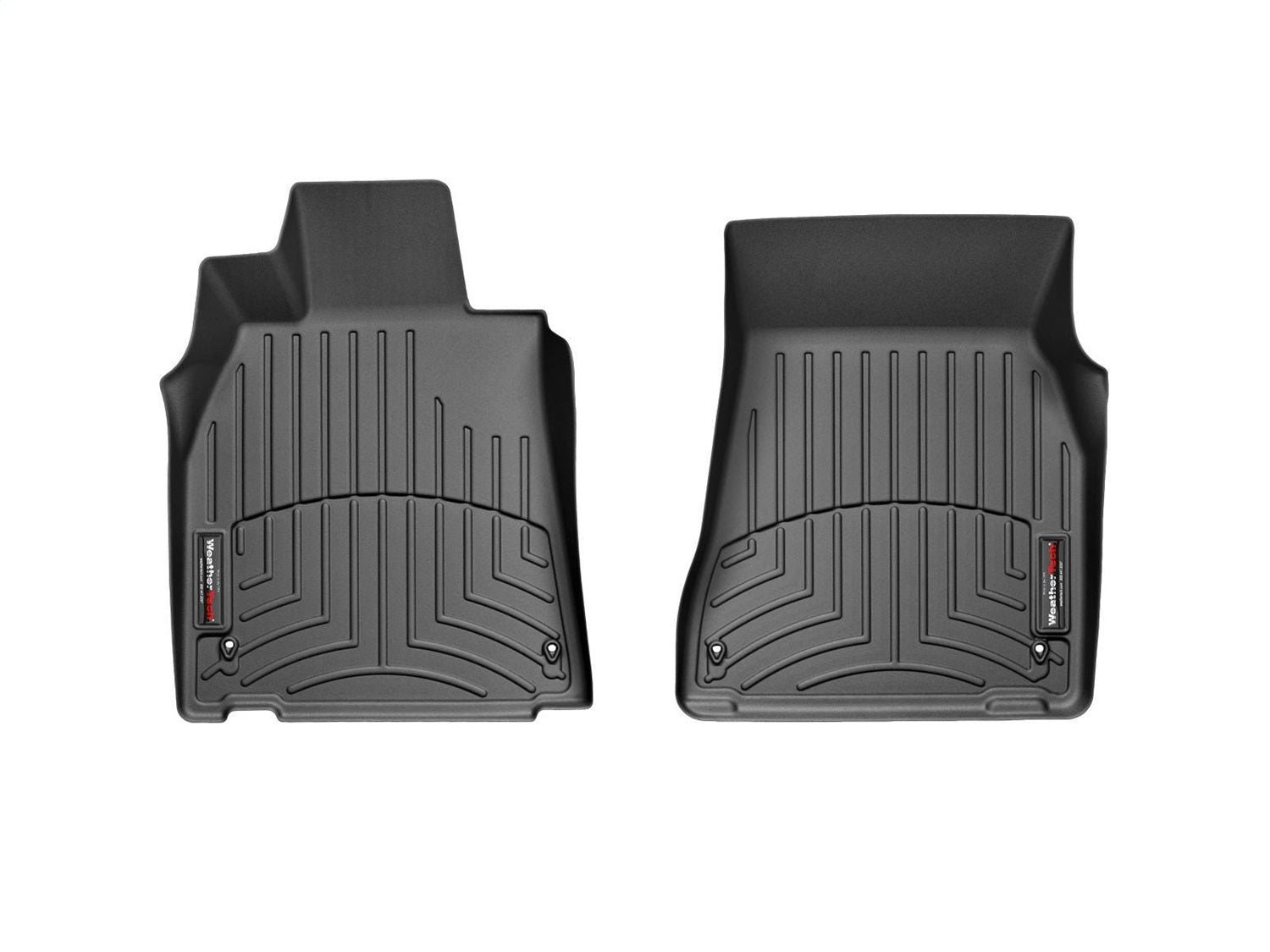 Weathertech 442071 FloorLiner™ DigitalFit®; Black; Front; Weathertech 442071