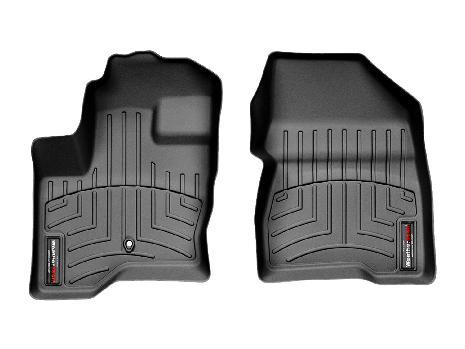 Weathertech 442081 FloorLiner™ DigitalFit®; Black; Front; Weathertech 442081