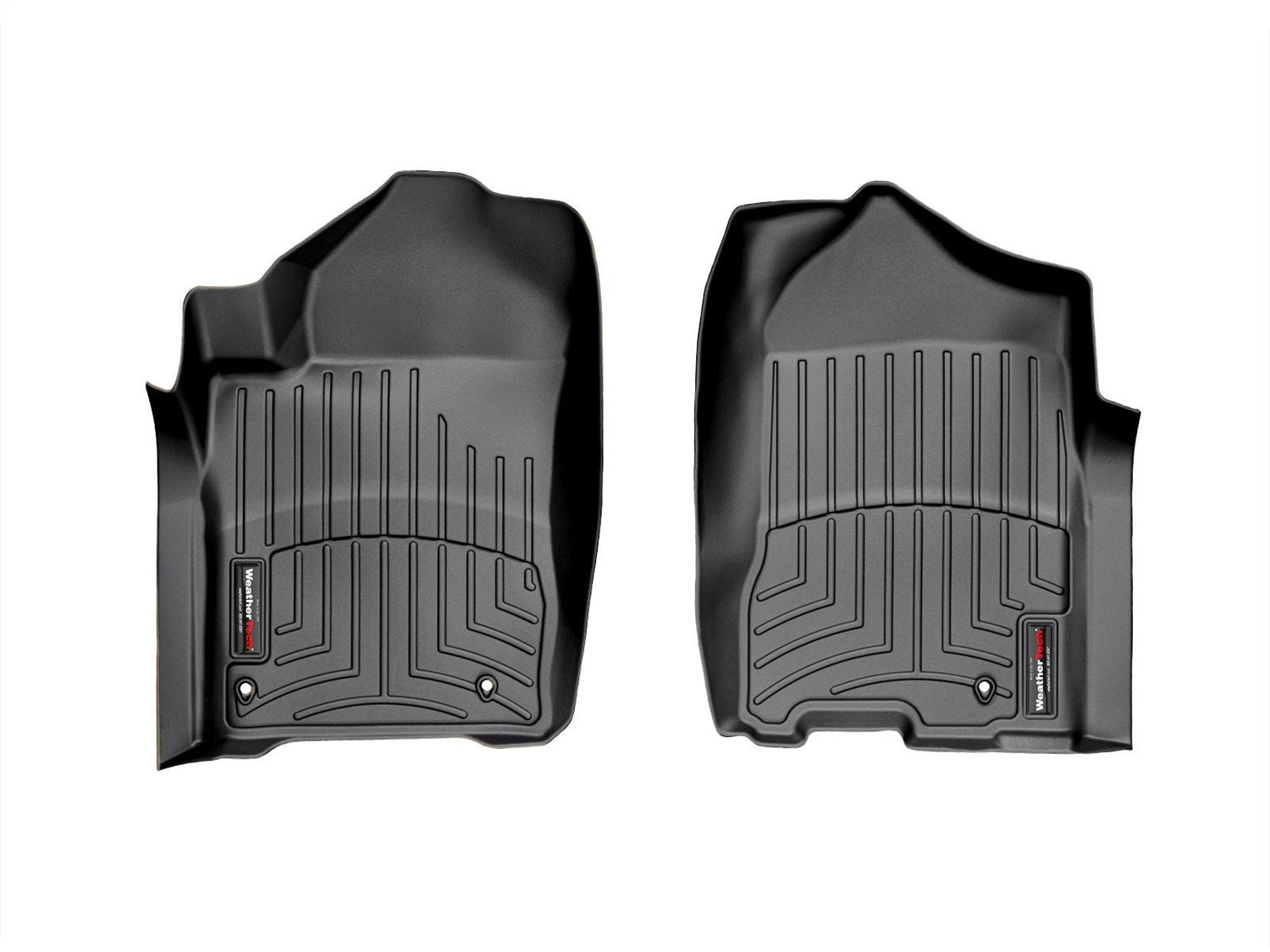 Weathertech 442091 FloorLiner™ DigitalFit®; Black; Front; Weathertech 442091
