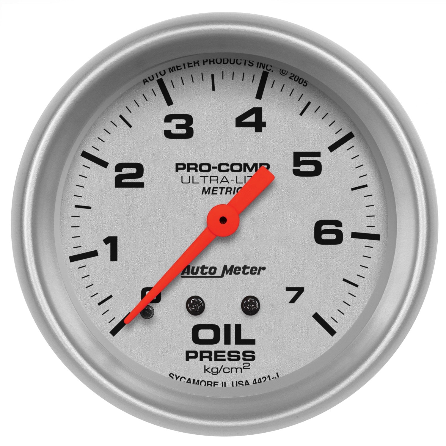 AutoMeter 4421-J GAUGE; OIL PRESSURE; 2 5/8in.; 7.0KG/CM2; MECHANICAL; ULTRA-LITE AutoMeter 4421-J