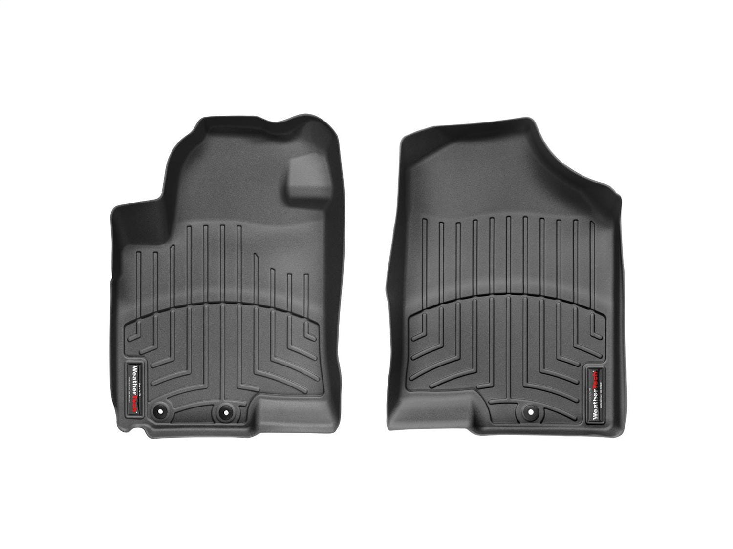 Weathertech 442111 FloorLiner™ DigitalFit®; Black; Front; Weathertech 442111