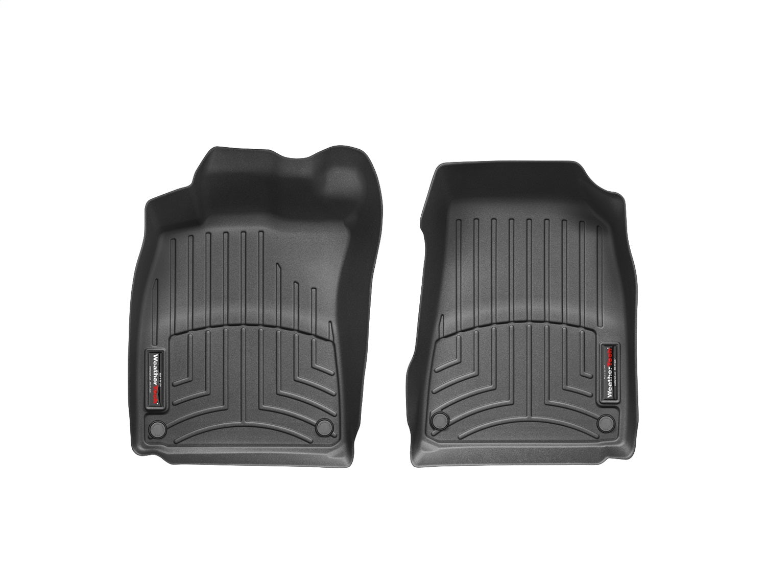 Weathertech 442191 FloorLiner™ DigitalFit®; Black; Front; Weathertech 442191