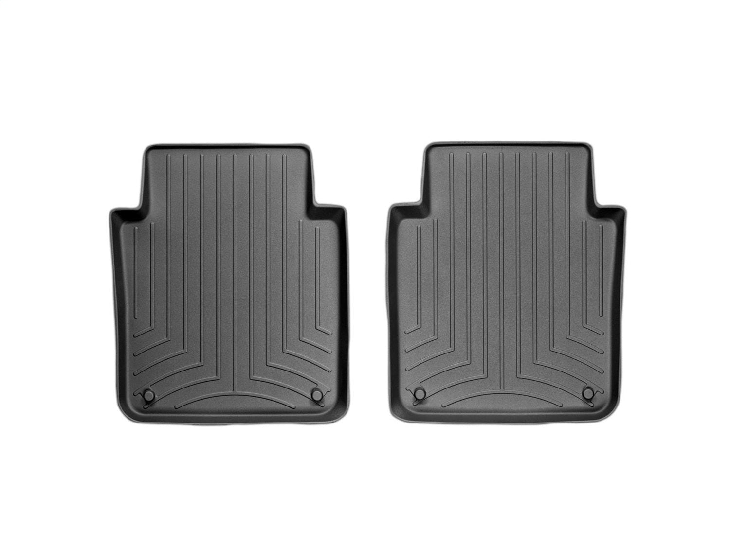 Weathertech 442203 FloorLiner™ DigitalFit®; Black; Rear; 2 Pieces; Weathertech 442203