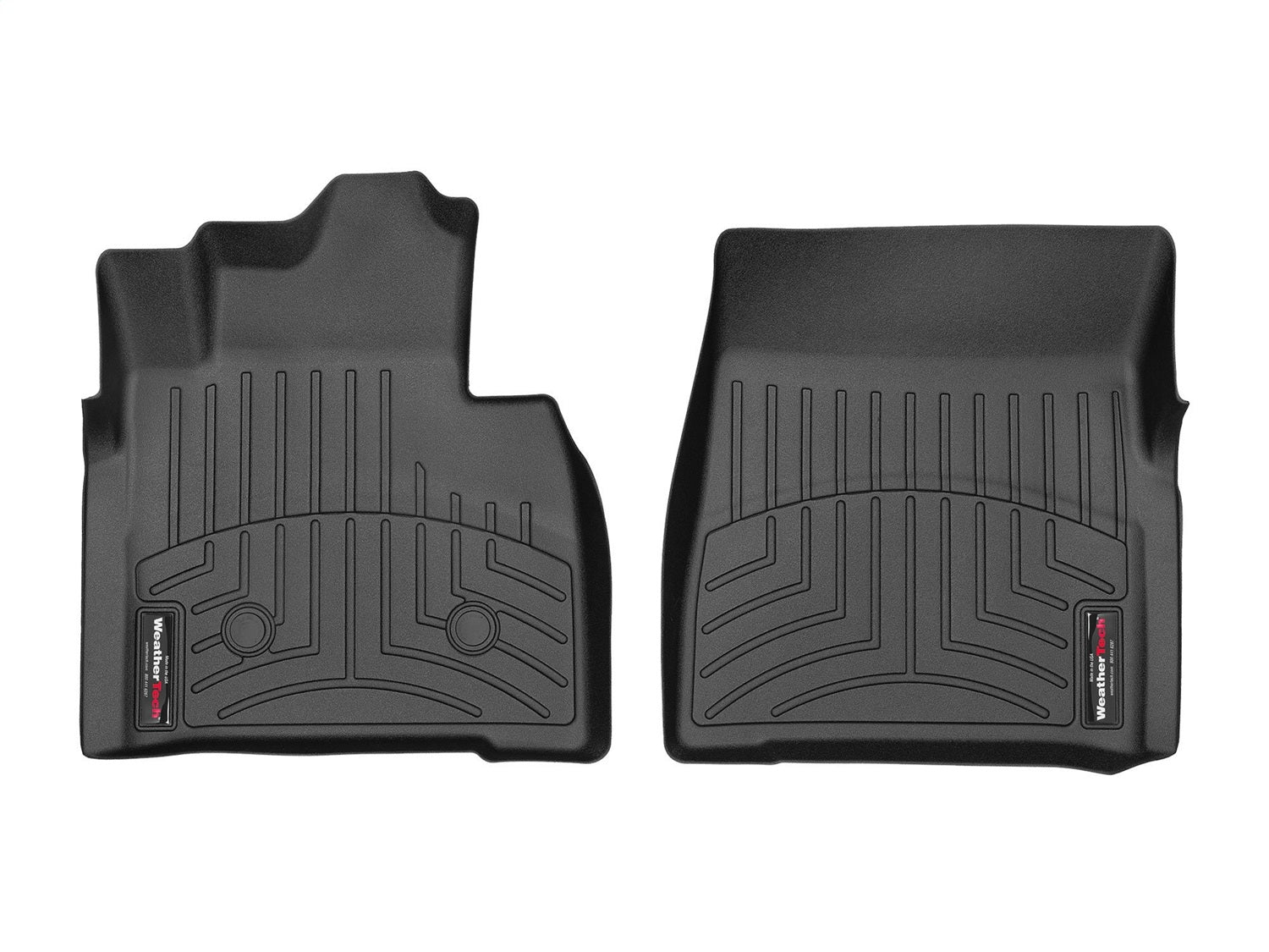 Weathertech 442211 FloorLiner™ DigitalFit®; Black; Front; Weathertech 442211