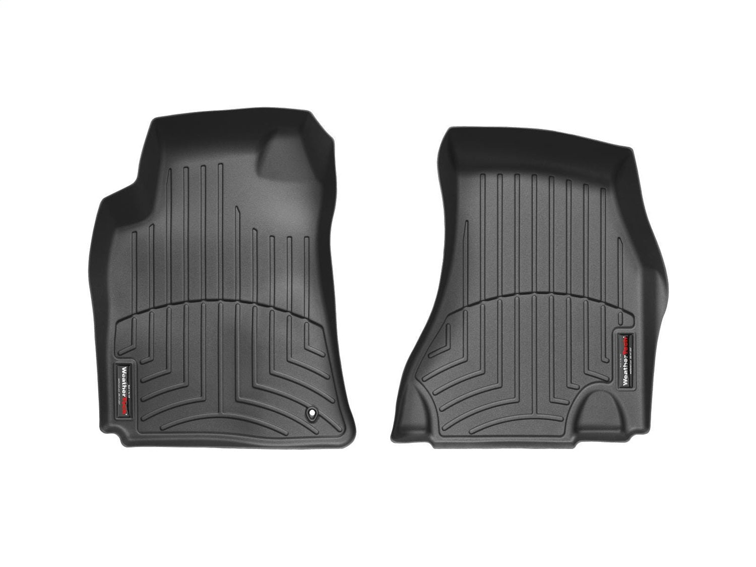 Weathertech 442221 FloorLiner™ DigitalFit®; Black; Front; Weathertech 442221