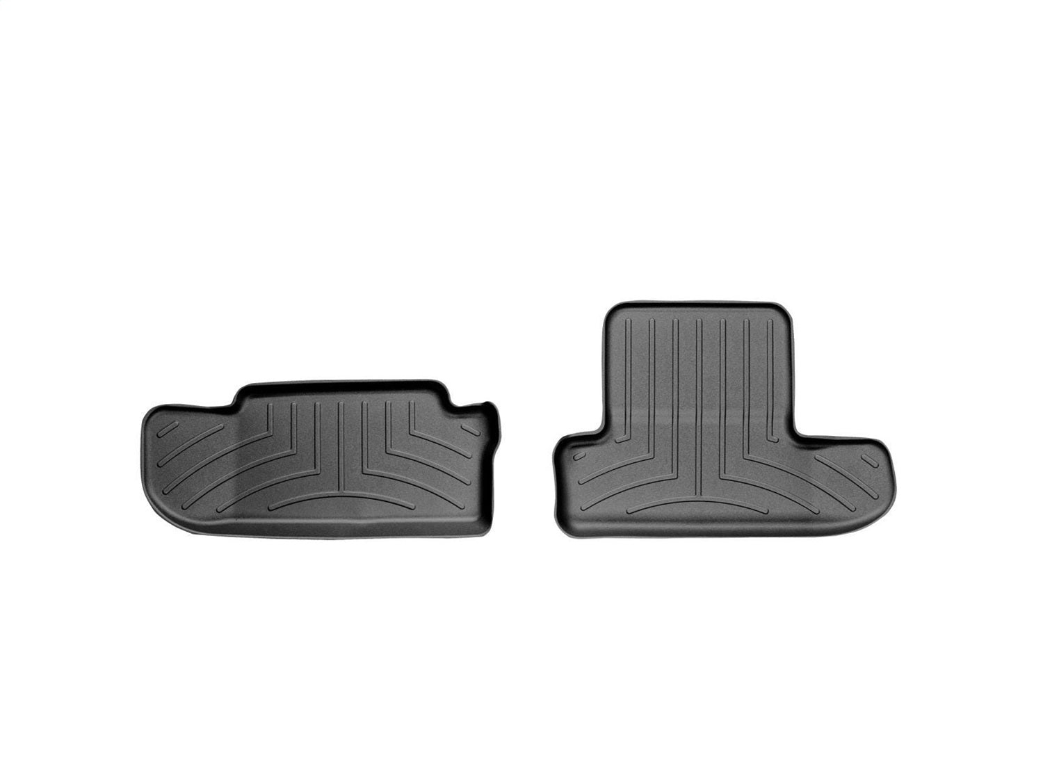Weathertech 442222 FloorLiner™ DigitalFit®; Black; Rear; 2 Pieces; Weathertech 442222