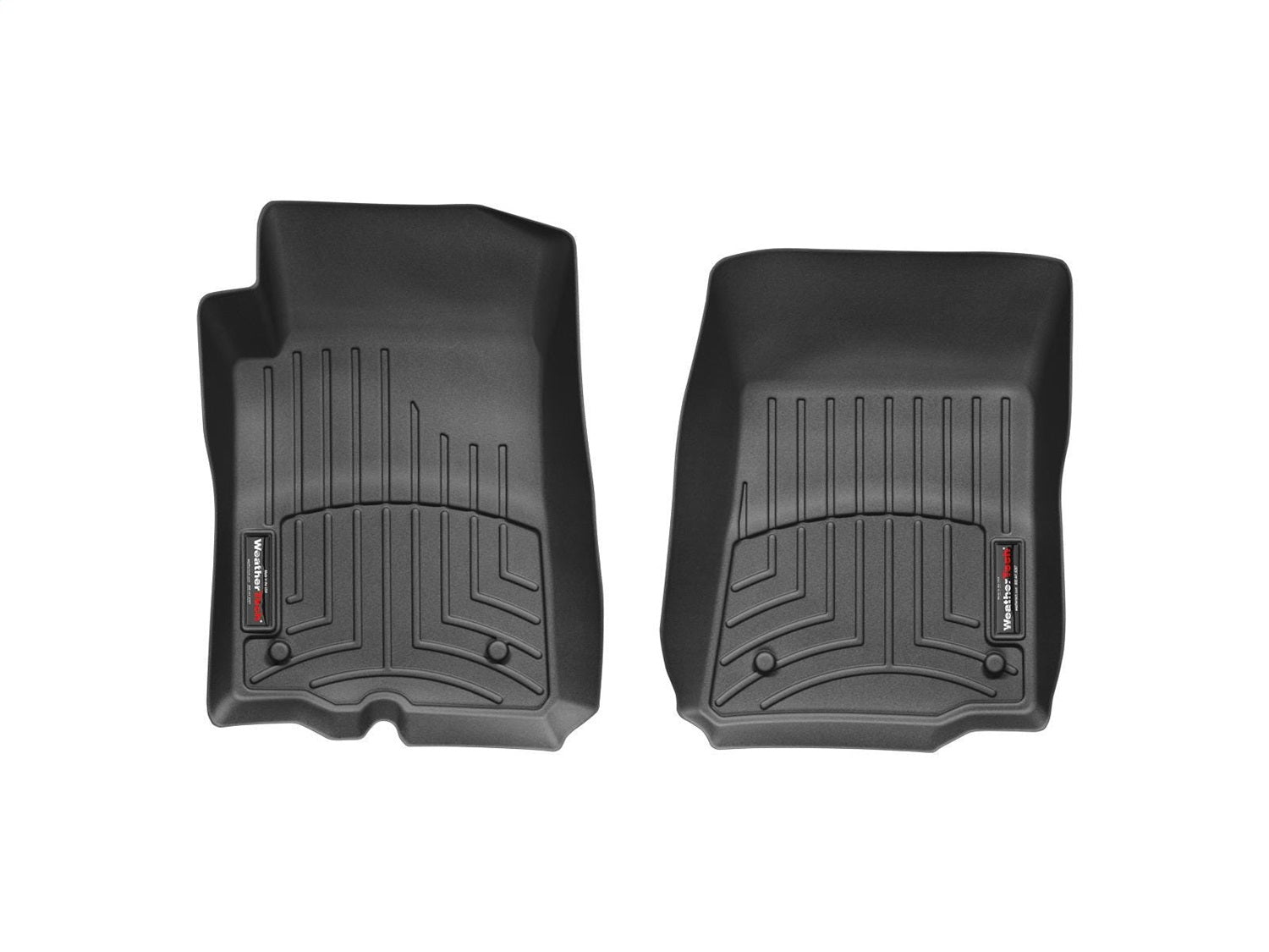 Weathertech 442251 FloorLiner™ DigitalFit®; Black; Front; Weathertech 442251