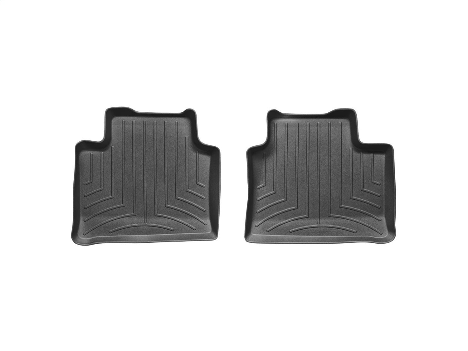 Weathertech 442252 FloorLiner™ DigitalFit®; Black; Rear; 2 Pieces; Weathertech 442252