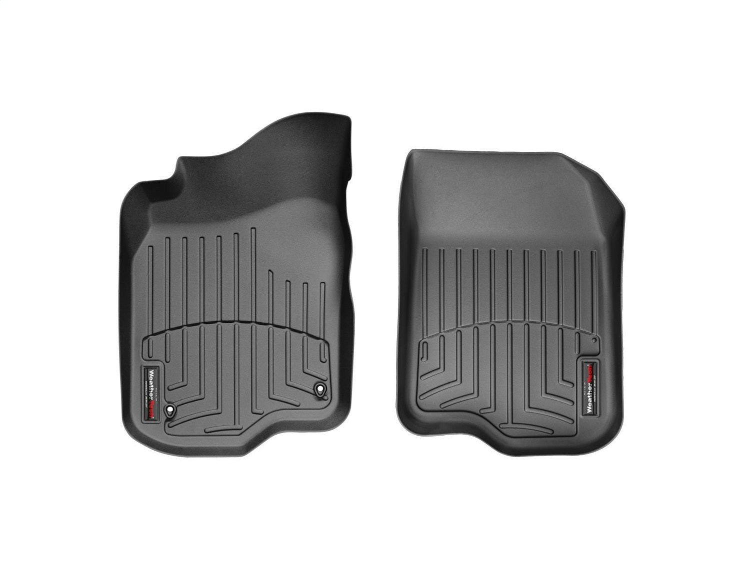 Weathertech 442261 FloorLiner™ DigitalFit®; Black; Front; Weathertech 442261